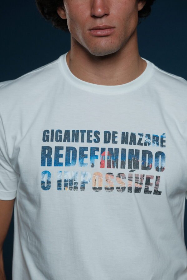 T-shirt Redefining the Impossible PT - Branca